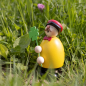 Preview: wunderschöne kleine Räuchermännchen  "mit Kleeblatt"