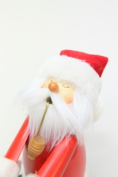 Ulbricht Räuchermännchen Schlafmütze Weihnachtsmann rot