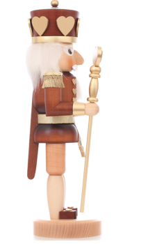 Ulbricht Nussknacker Klassik  "Herzkönig natur"