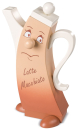 Müller Seiffen Räuchermännchen modern, Latte Macchiato